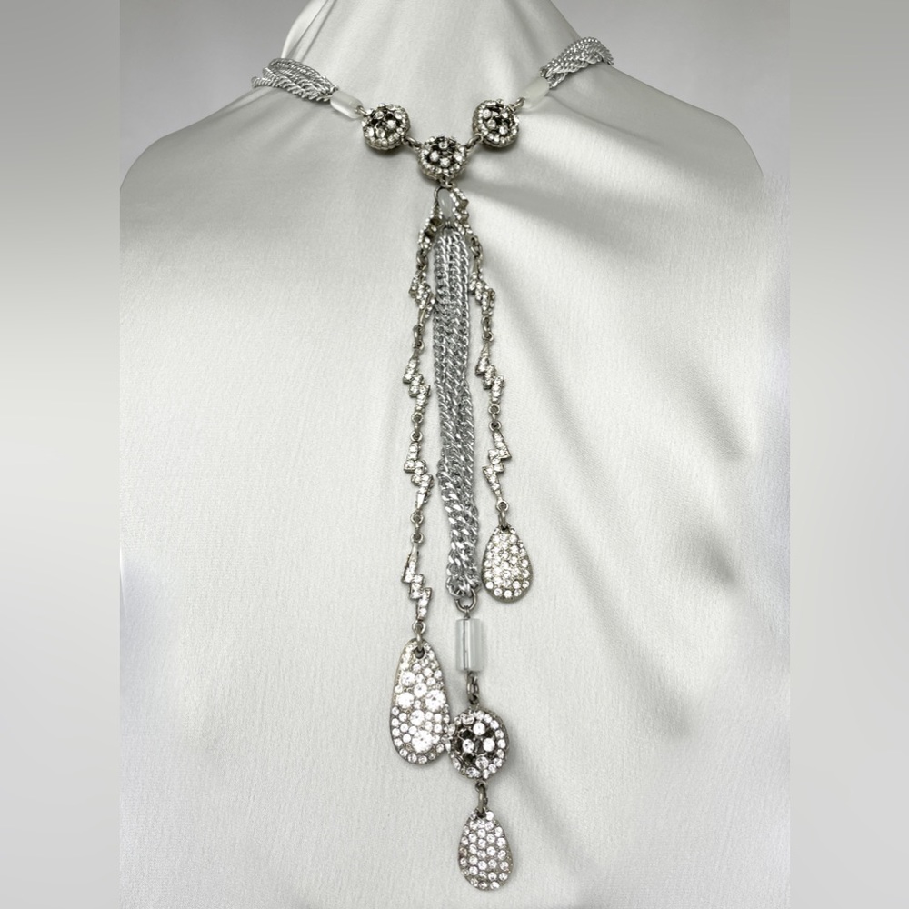 Rodrigo Otazu Swarovski Crystal Drop Necklace